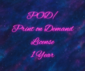 Yearly Commercial License for POD/print on demand